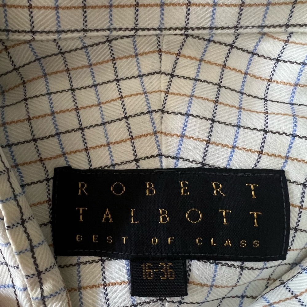 Robert Talbott Best-of-Class Shirt - Size 16-36, Classic Checkered Pattern